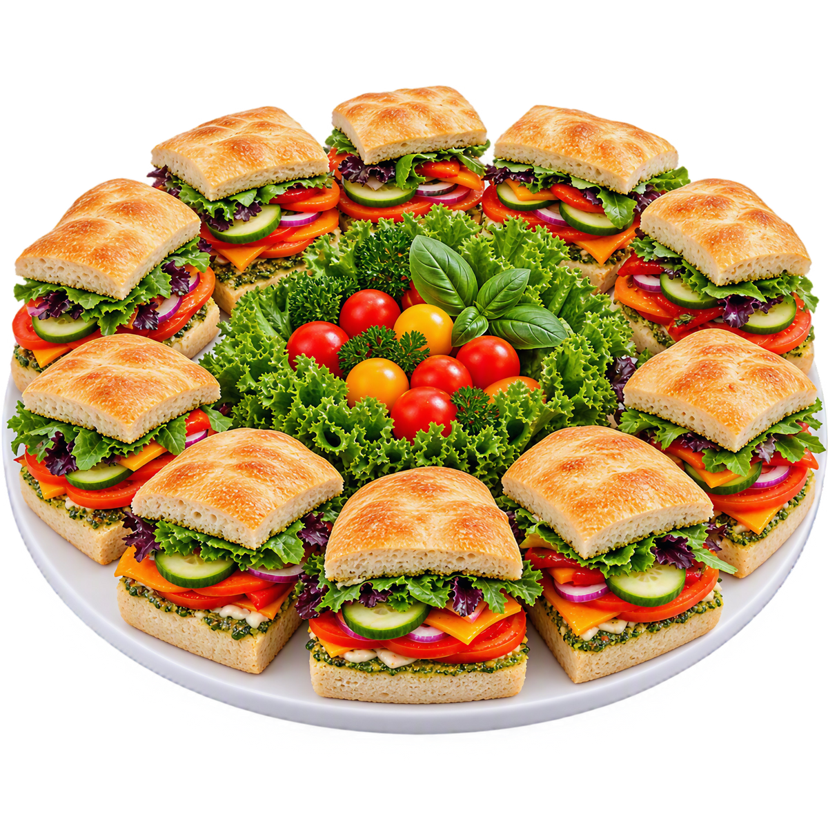 Légumes et Houmous